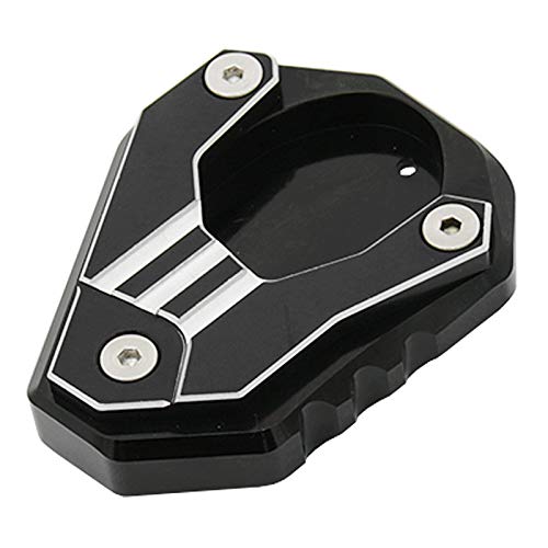 Begchy Motorrad Ständer Kickstand Extension Polster Plate Seitliche Unterstützung CNC Vergrößerer für 400 Z400 Versys650 von Begchy