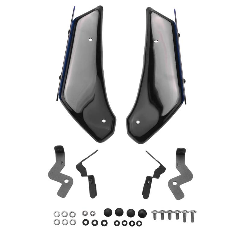 Begchy Motorrad Verkleidung Teile Aerodynamischer FlüGel Kit Festes Winglet Verkleidung FlüGel für ZX10R -10R 2011-2020 Blau von Begchy