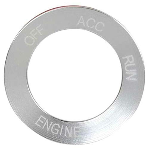 Begchy Motorstart Stop Taste Trim Silber Ring Abdeckung für 2015-2019 von Begchy