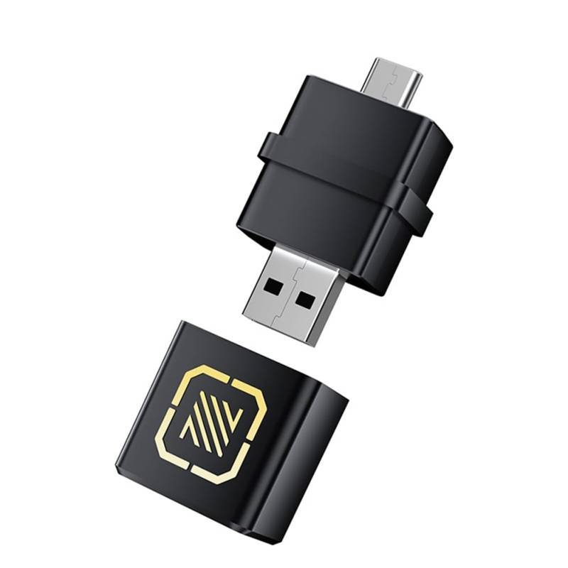 Begchy USB Typ C Carplay Android Auto 2-In-1 Kabelloser Carplay-Adapter für die Umstellung Von Kabelgebundenem auf Kabelloses Carplay und Android Auto von Begchy