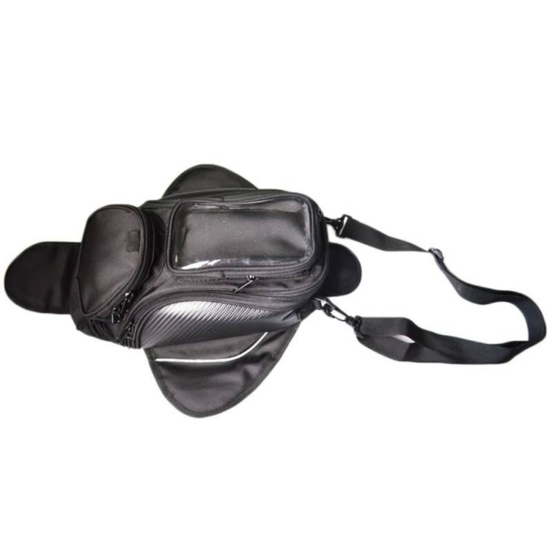 Begchy Wasserdichter Motor-Tankrucksack, Öl-/Kraftstofftankrucksack, Magnetische Motorrad-Satteltasche, Einzelne Schultertasche, Motorrad-Rucksack von Begchy