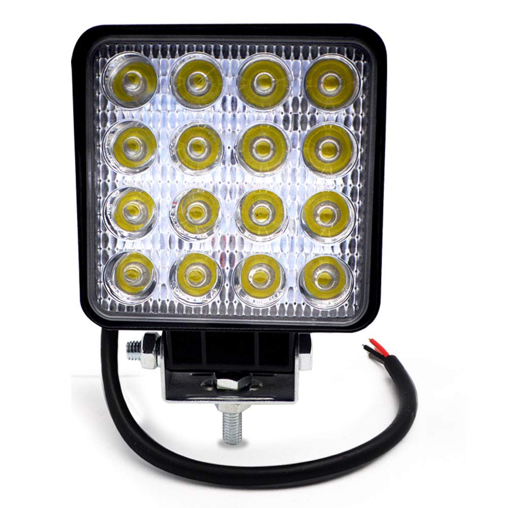 BeiLan Arbeitslichtleiste, LED-Scheinwerfer Auto-Off-Road-Licht Hilfslichter mit 48W LED-Lichtleiste für LKW, Pickup, Auto, ATV von BeiLan