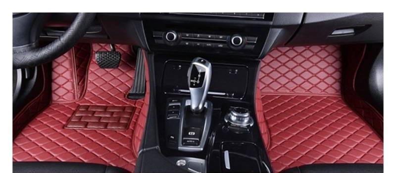 Allwetter Bodenmatten Auto-Fußmatten Spezieller Wasserdichter Lederteppich Für Peugeot Für RCZ 2011 2012 2013 2014 Auto Fußteppich(Wine red) von BeiZhengbhD