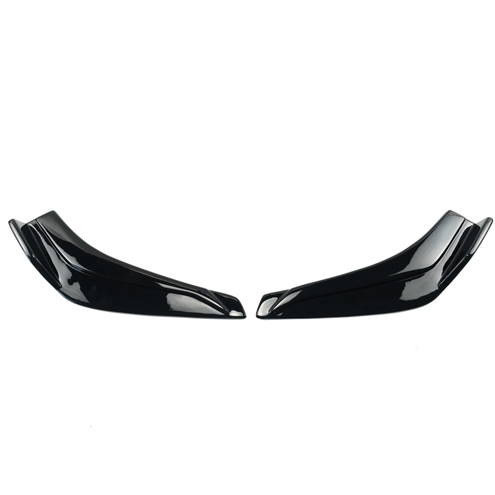 Auto Front Bumper Lip Body Kit 2PCS Auto Front Stoßstange Splitter Spoiler Seite Winglet Ecke Für Lexus Für Is300 Für Is350 Für Is500 Für Sport 2021 2022 2023 2024 Auto Frontspoiler(Carbon Fiber Style von BeiZhengbhD