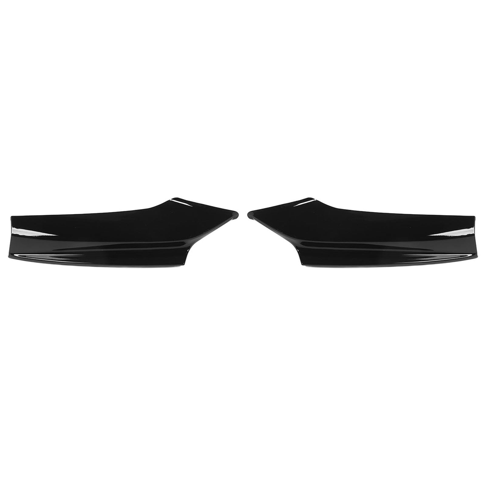 Auto Front Bumper Lip Body Kit 2Pcs Frontschürze Lip Spoiler Stoßstange Ecke Splitter Für 5 Für Serie Für F10 Für F11 Für Sport 2010-2015 2016 Auto Frontspoiler(Glossy Black) von BeiZhengbhD