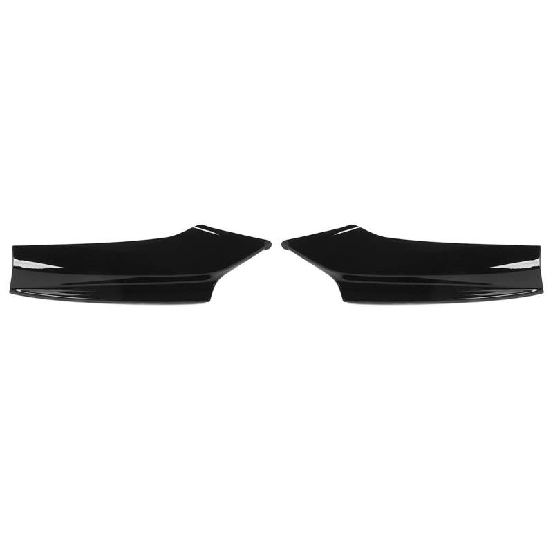 Auto Front Bumper Lip Body Kit 2Pcs Frontschürze Lip Spoiler Stoßstange Ecke Splitter Für 5 Für Serie Für F10 Für F11 Für Sport 2010-2015 2016 Auto Frontspoiler(Glossy Black) von BeiZhengbhD