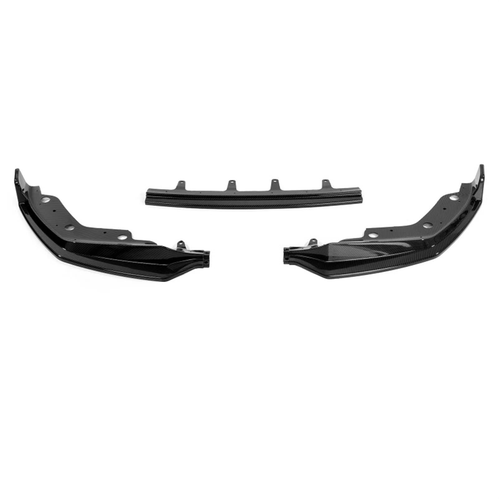 Auto Front Bumper Lip Body Kit 3 Stücke Auto Vorderen Stoßfänger Lip Spoiler Kit Für 3-Serie Für G20 Für G28 Für Sport 2019 2020 2021 Auto Frontspoiler(Carbon Fiber) von BeiZhengbhD