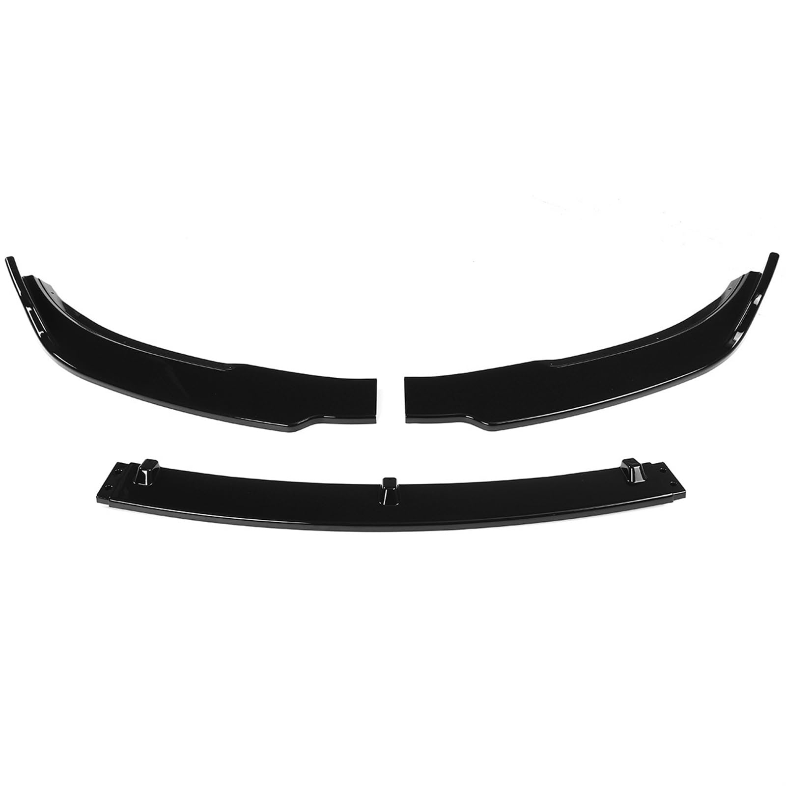 Auto Front Bumper Lip Body Kit 3PCS Auto Front Lippe Kinn Stoßstange Spoiler Splitter Körper Kit Abdeckung Deflektor Lippen Schutz Für Tesla Für Modell 3 2016-2018 2019 2020 2021 Auto Frontspoiler(Glo von BeiZhengbhD