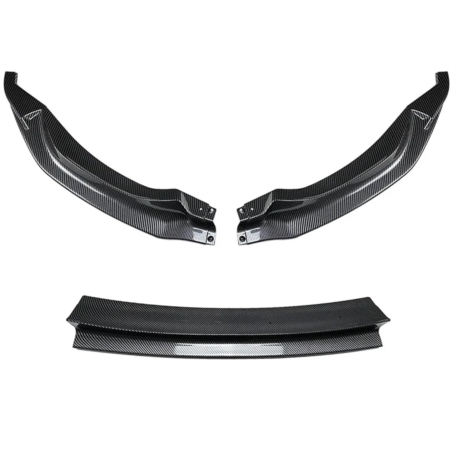 Auto Front Bumper Lip Body Kit 3PCS Auto Vorderen Stoßfänger Lip Spoiler Splitter Diffusor Abdeckung Schutz Körper Kits Für M3 Für F80 Für M4 Für F82 Für F83 2015-2018 2019 2020 Auto Frontspoiler(Carb von BeiZhengbhD