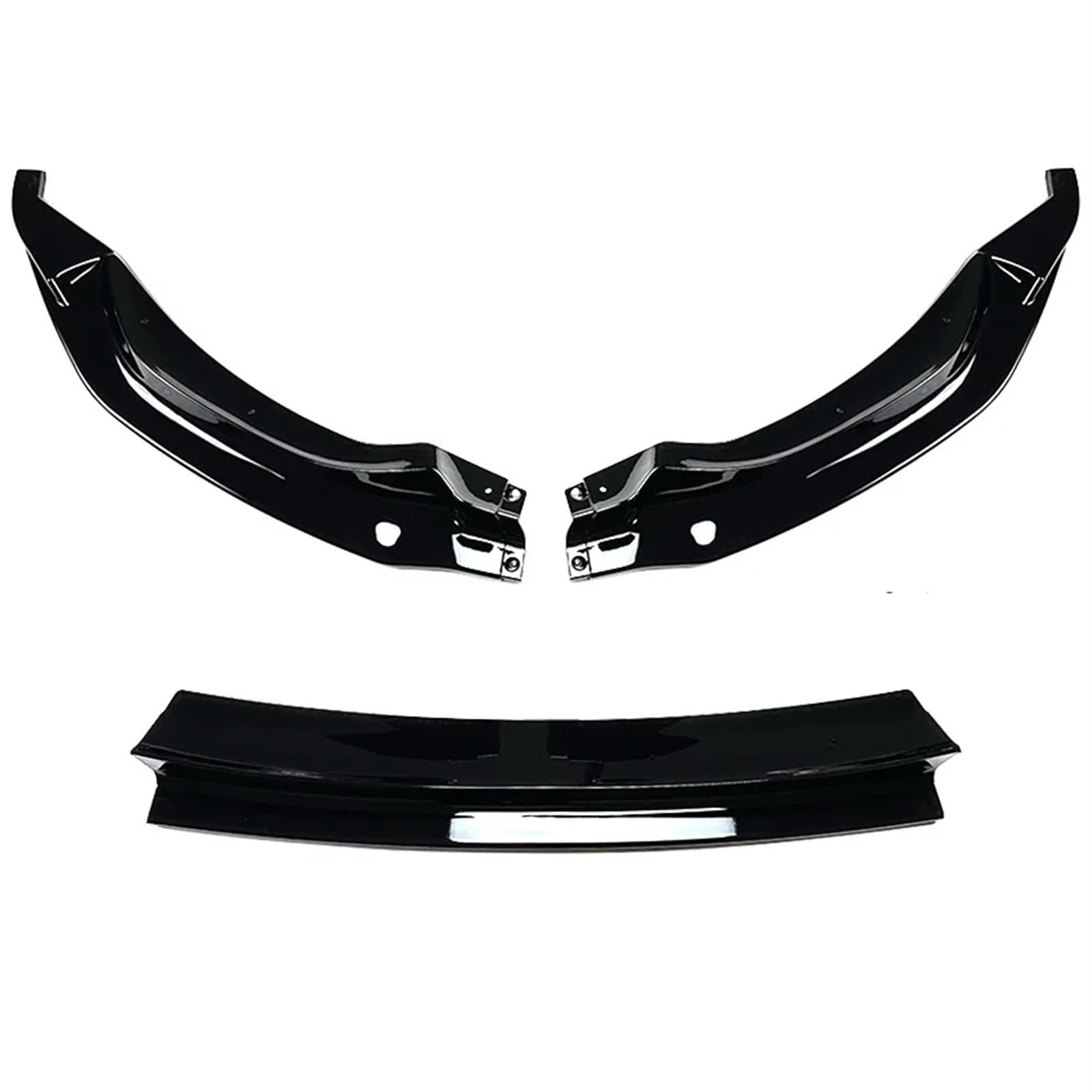 Auto Front Bumper Lip Body Kit 3PCS Auto Vorderen Stoßfänger Lip Spoiler Splitter Diffusor Abdeckung Schutz Körper Kits Für M3 Für F80 Für M4 Für F82 Für F83 2015-2018 2019 2020 Auto Frontspoiler(Glos von BeiZhengbhD