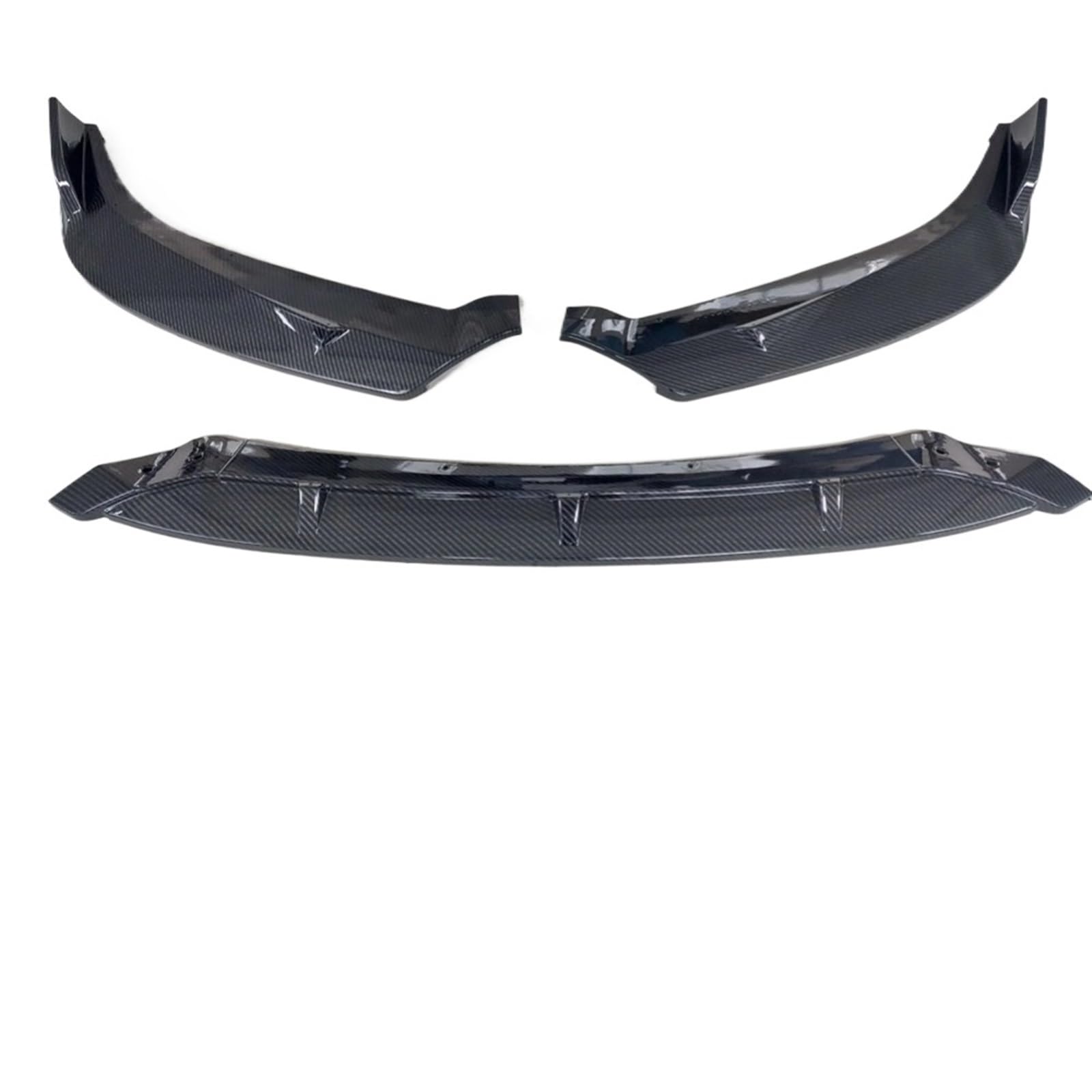 Auto Front Bumper Lip Body Kit 3PCS Auto Vorderen Stoßfänger Lip Spoiler Splitter Diffusor Abnehmbare Körper Abdeckung Schutz Für Nissan Für Sentra Für Sylphy 2016 2017 2018 2019 Auto Frontspoiler(Car von BeiZhengbhD