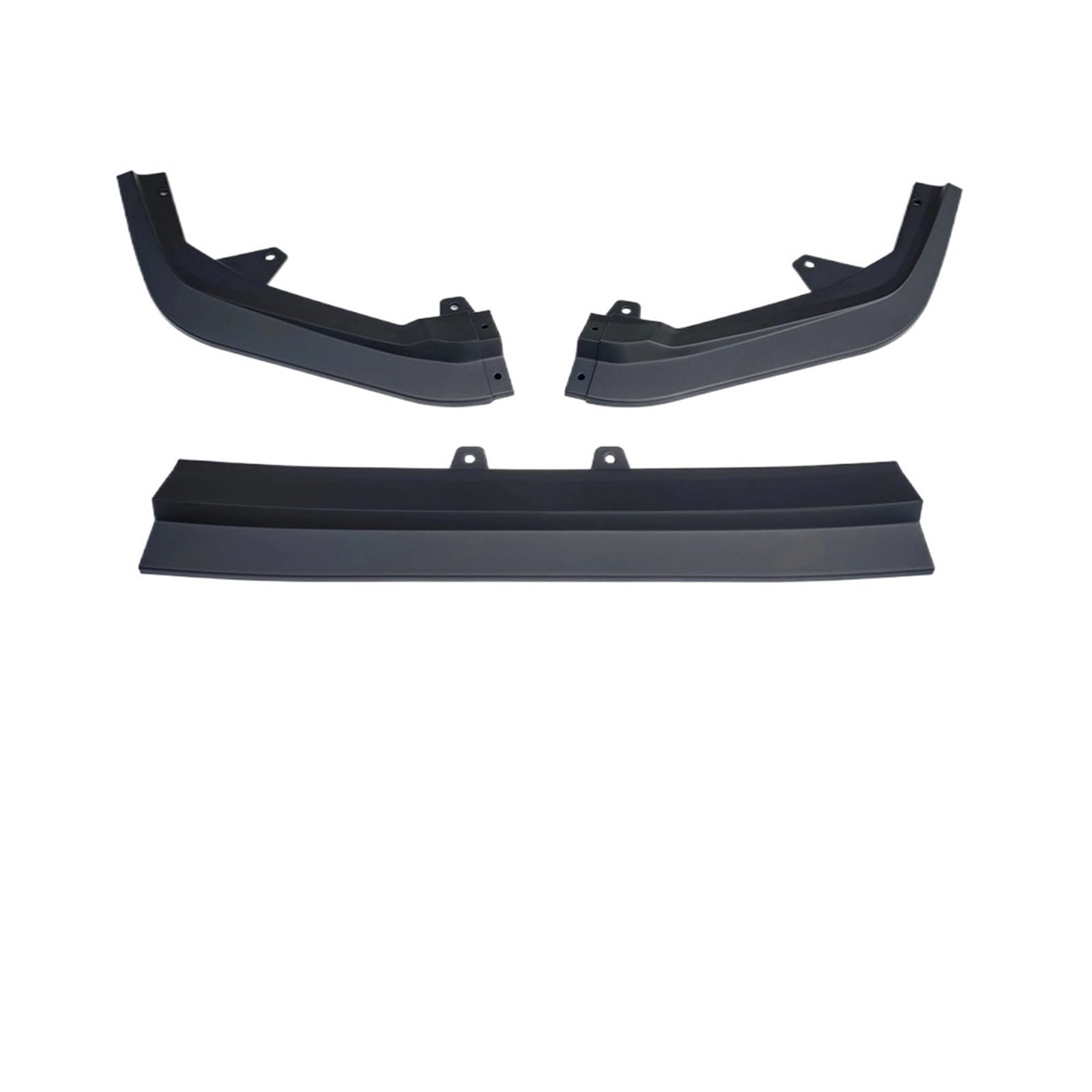 Auto Front Bumper Lip Body Kit 3PCS Frontschürze Lip Spoiler Seite Splitter Deflektor Wachen Körper Kit Abdeckung Auto Zubehör Für Civic Für 11th Für Gen 2022 2023 Auto Frontspoiler(Matte Black) von BeiZhengbhD