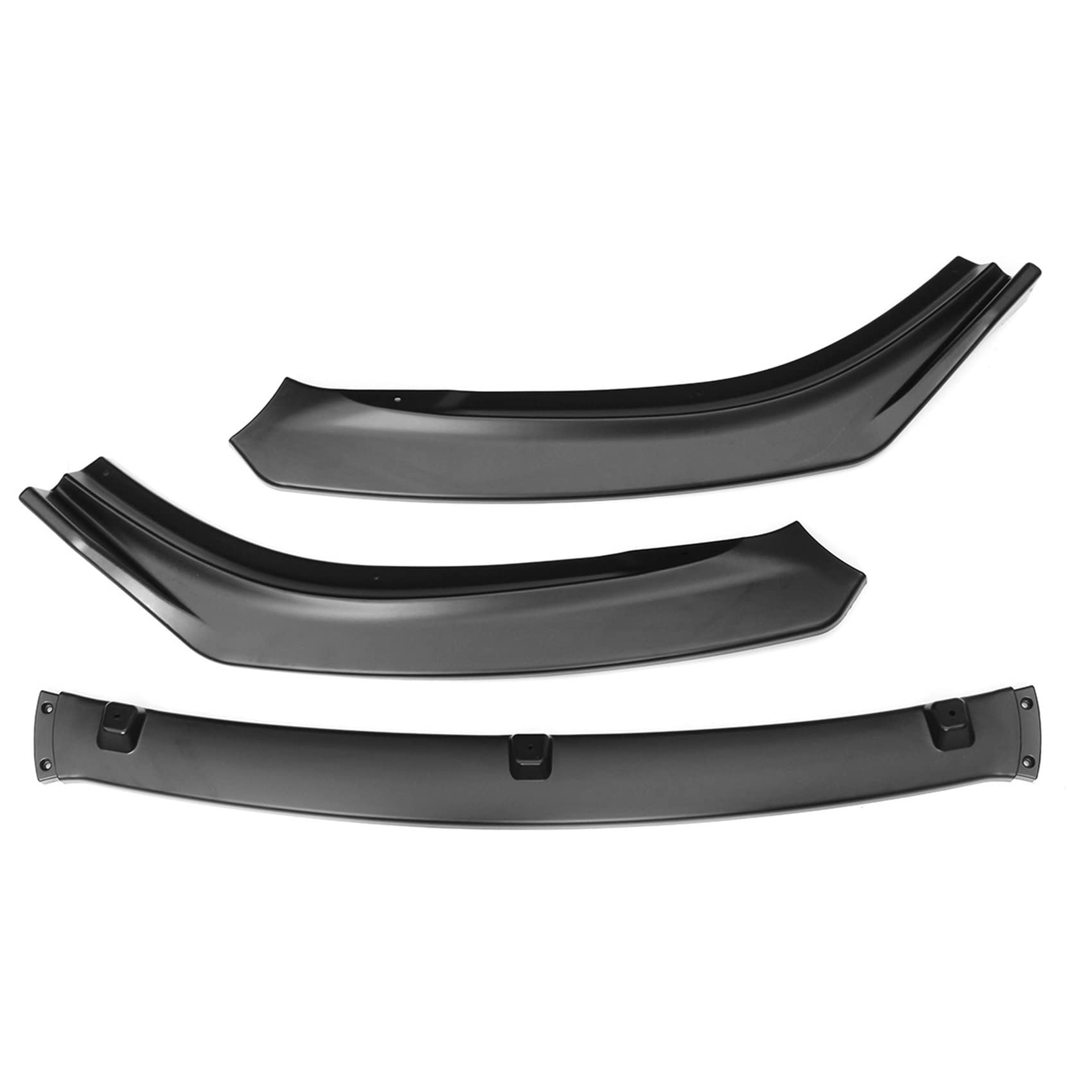 Auto Front Bumper Lip Body Kit 3Pcs Auto Frontschürze Spoiler Splitter Lip Abdeckung Trim Matte Schwarz Für Mazda 6 Für Atenza 2014 2015 2016 2017 2018 Auto Frontspoiler von BeiZhengbhD