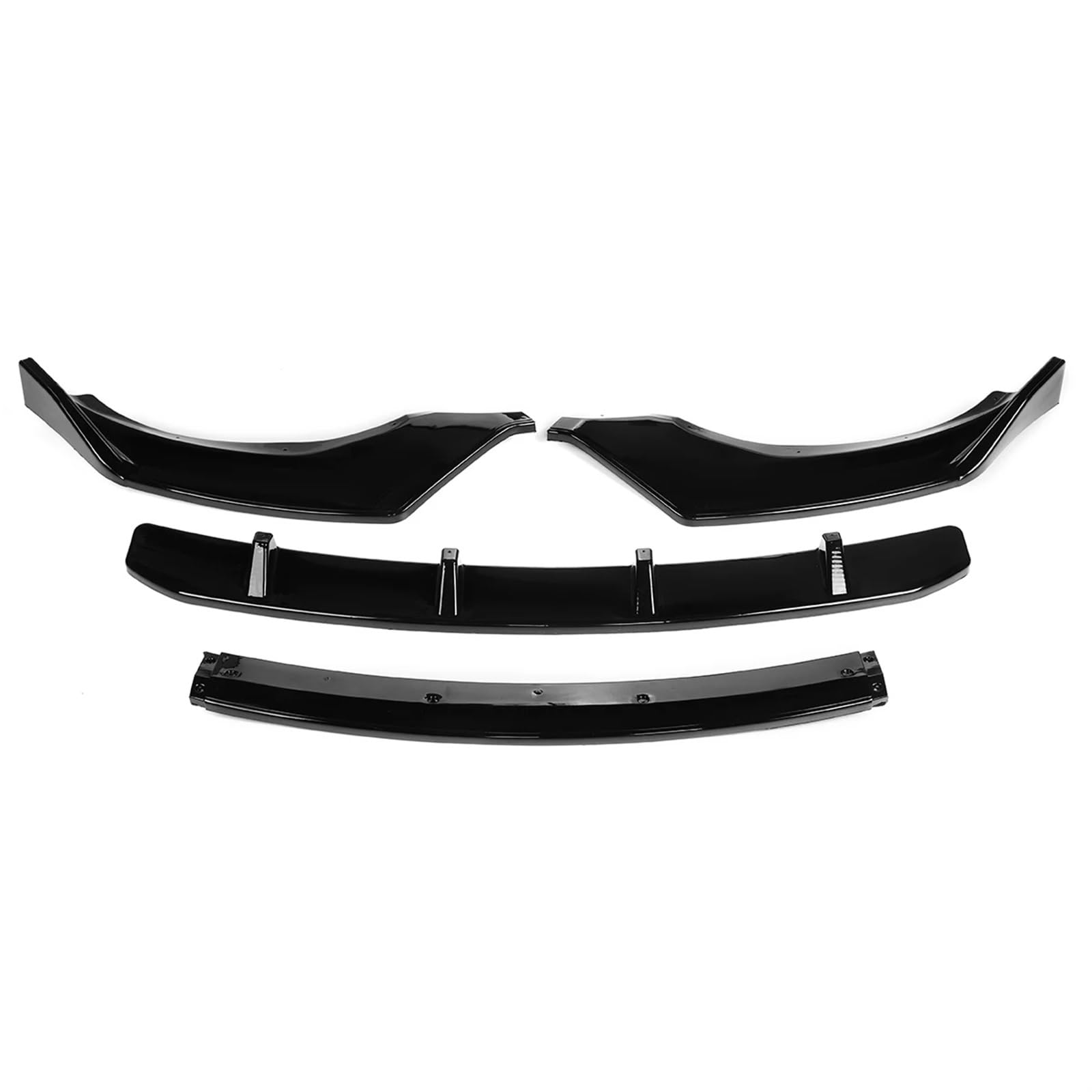 Auto Front Bumper Lip Body Kit 4PCS Auto Front Stoßstange Splitter Lip Diffusor Spoiler Schutz Abdeckung Schutz Deflektor Lippen Für X3 Für X4 Für G01 Für G02 2018 2019 2020 2021 Auto Frontspoiler(Glo von BeiZhengbhD