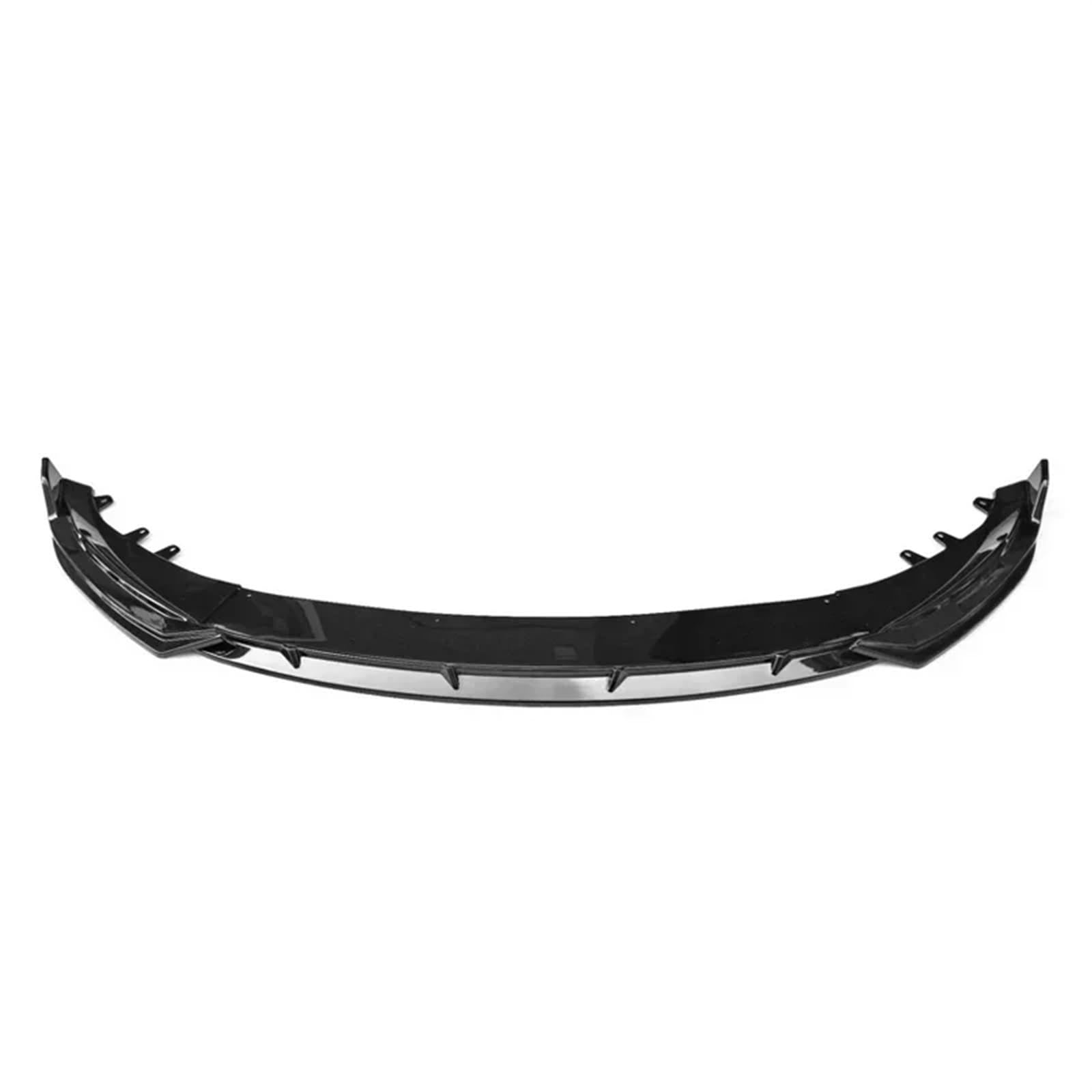 Auto Front Bumper Lip Body Kit Auto Front Kinn Lip Splitter Canard Spoiler Diffusor Körper Kit Auto Zubehör Für BYD Für Dichtung Für EV 2022 2023 2024 Auto Frontspoiler(Glossy Black) von BeiZhengbhD