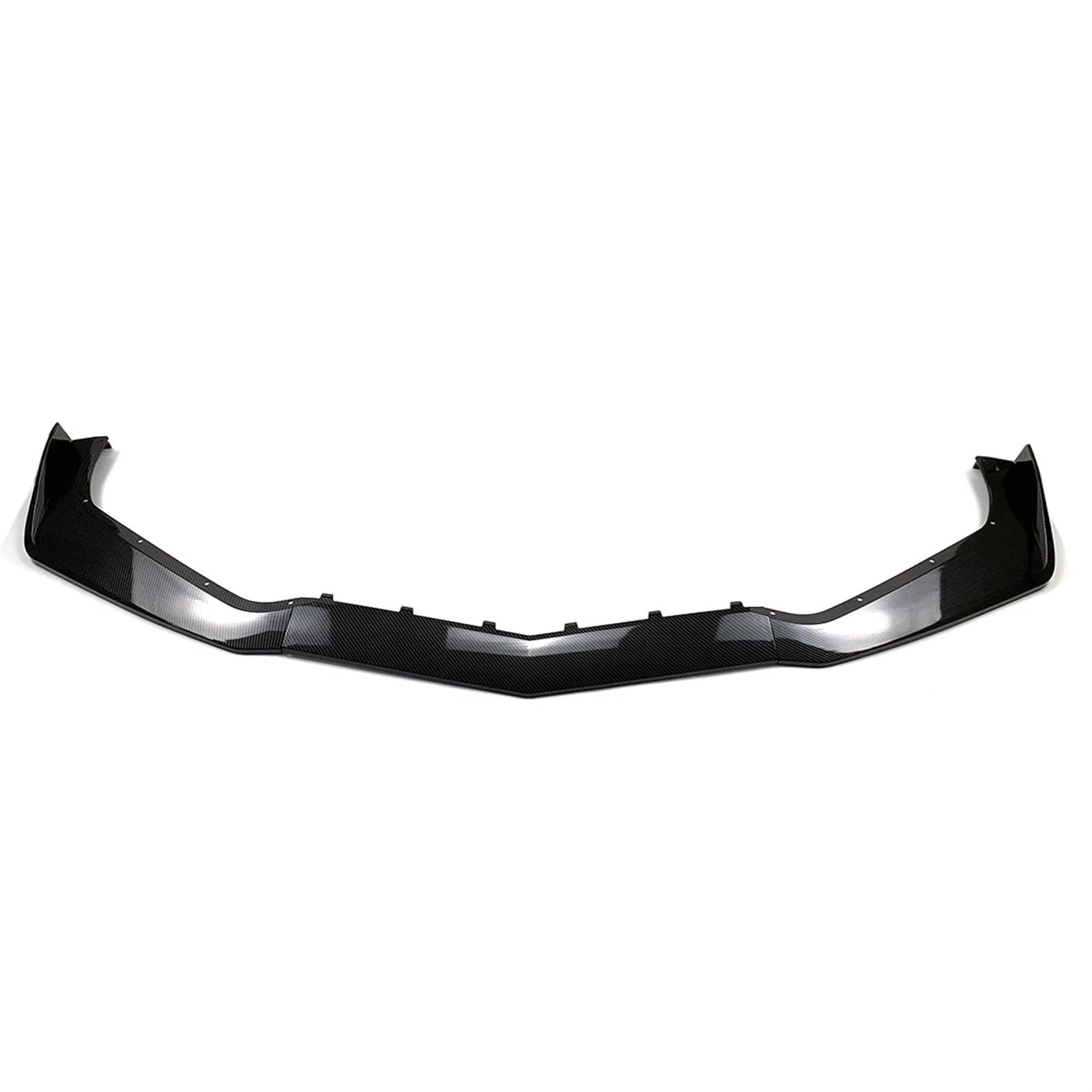 Auto Front Bumper Lip Body Kit Auto Front Lip Splitter Spoiler Für Chevy Für Corvette Für C7 2014 2015 2016 2017 2018 2019 Auto Frontspoiler(Carbon Fiber Style) von BeiZhengbhD