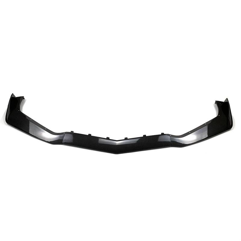 Auto Front Bumper Lip Body Kit Auto Front Lip Splitter Spoiler Für Chevy Für Corvette Für C7 2014 2015 2016 2017 2018 2019 Auto Frontspoiler(Carbon Fiber Style) von BeiZhengbhD