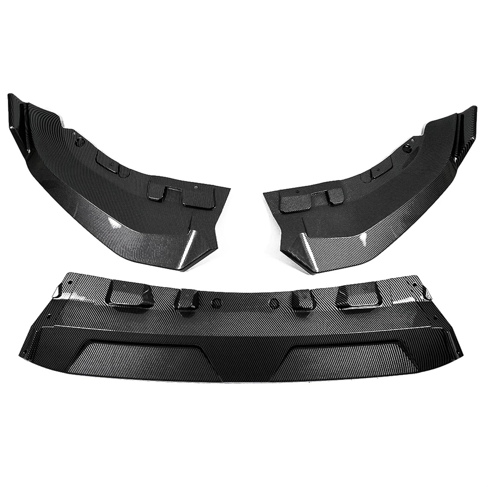 Auto Front Bumper Lip Body Kit Auto Front Stoßstange Splitter Lip Spoiler Diffusor Schutz Abdeckung Körper Kits Zubehör Auto Tuning Teile Für G07 Für X7 Für LCI 2023-2024 Auto Frontspoiler(Carbon look von BeiZhengbhD