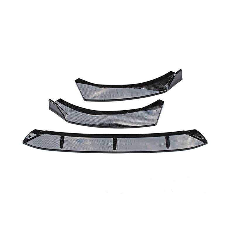 Auto Front Bumper Lip Body Kit Auto Frontschürze Lip Spoiler Seite Splitter Körper Kits Wachen Deflektor Zubehör Diffusor Schutz Teile Für KIA Für K5 2020 2021 Auto Frontspoiler(Carbon Look) von BeiZhengbhD