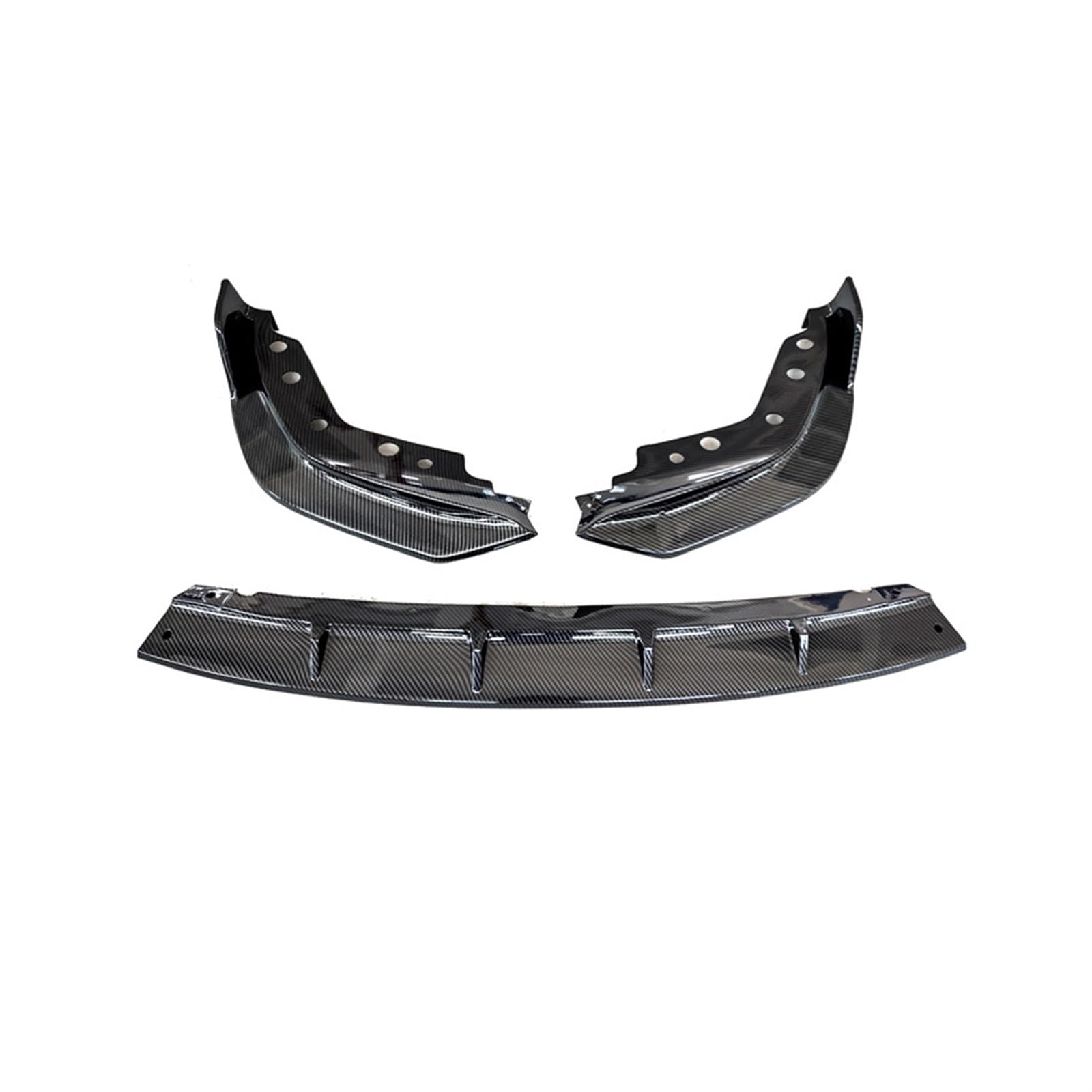 Auto Front Bumper Lip Body Kit Auto Frontschürze Lip Spoiler Splitter Diffusor Zubehör Körper Kits Abdeckung Für 3-Serie Für G20 Für G21 Für G28 2019 2020 2021 2022 Auto Frontspoiler(Carbon Look) von BeiZhengbhD