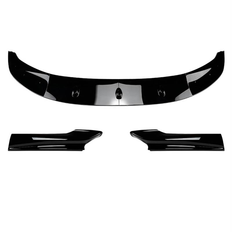 Auto Front Bumper Lip Body Kit Auto Frontschürze Lip Spoiler Splitter Stoßstange Canard Lip Splitter Zubehör 5 Für Serie Für F10 Für F11 Für Sport 2011-2016 2017 Auto Frontspoiler(Gloss Black) von BeiZhengbhD