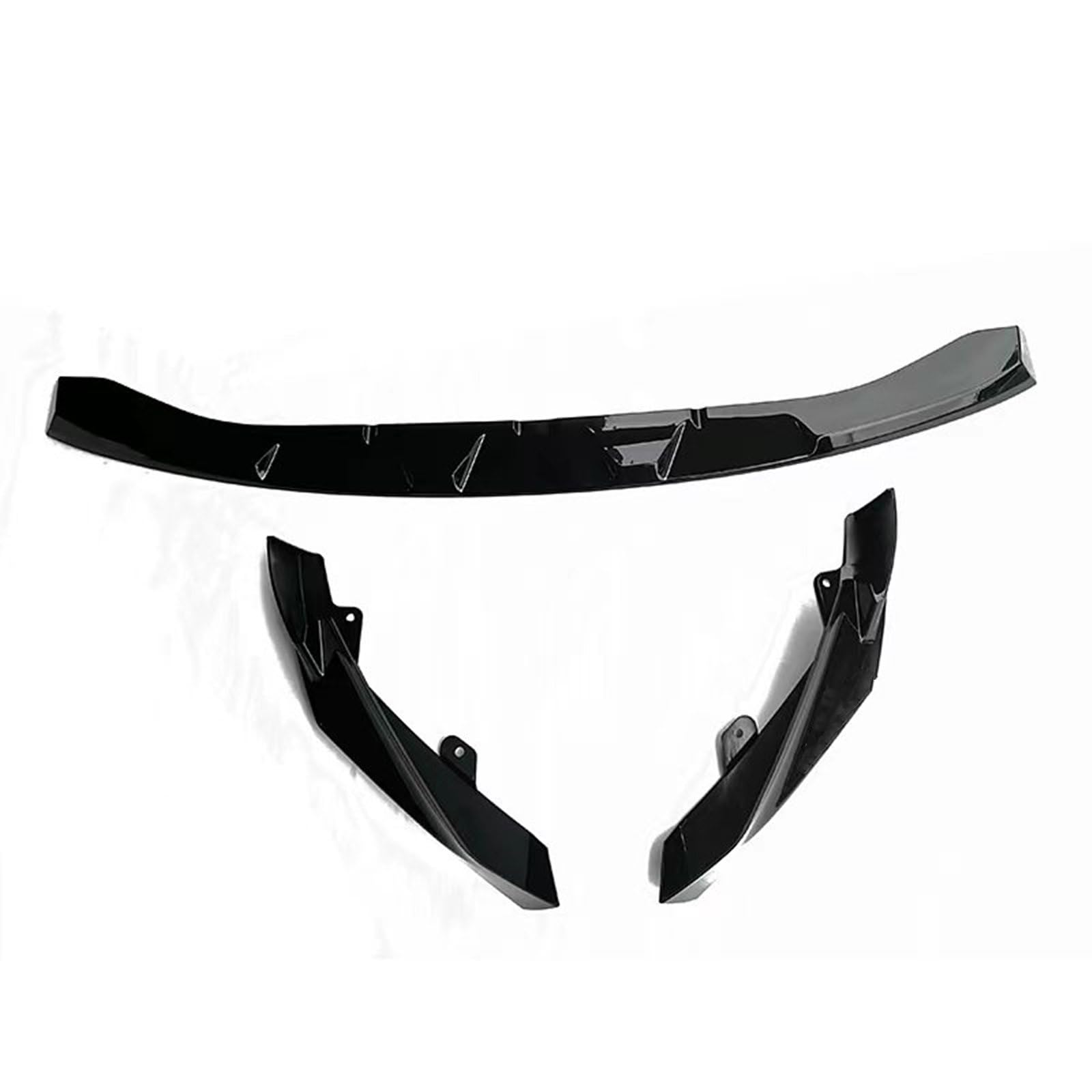 Auto Front Bumper Lip Body Kit Auto Frontschürze Spoiler Lip Untere Splitter Klinge Schutz Platte Für G80 Für M3 Für G82 Für M4 2021 2022 2023 2024 Auto Frontspoiler(Glossy Black) von BeiZhengbhD