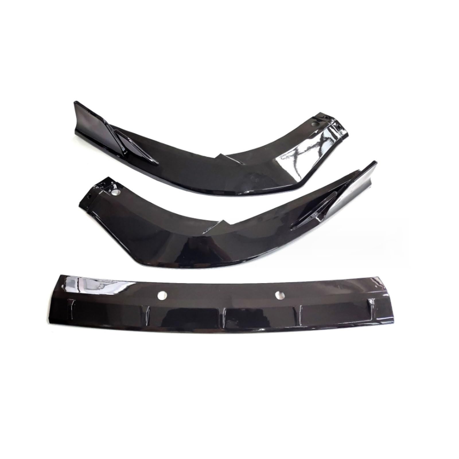 Auto Front Bumper Lip Body Kit Auto Frontschürze Spoiler Lippe Unteren Splitter Schutz Halterung Klinge Schutz Für Toyota Für Avalon 2019 2020 2021 Auto Frontspoiler(Gloss Black) von BeiZhengbhD