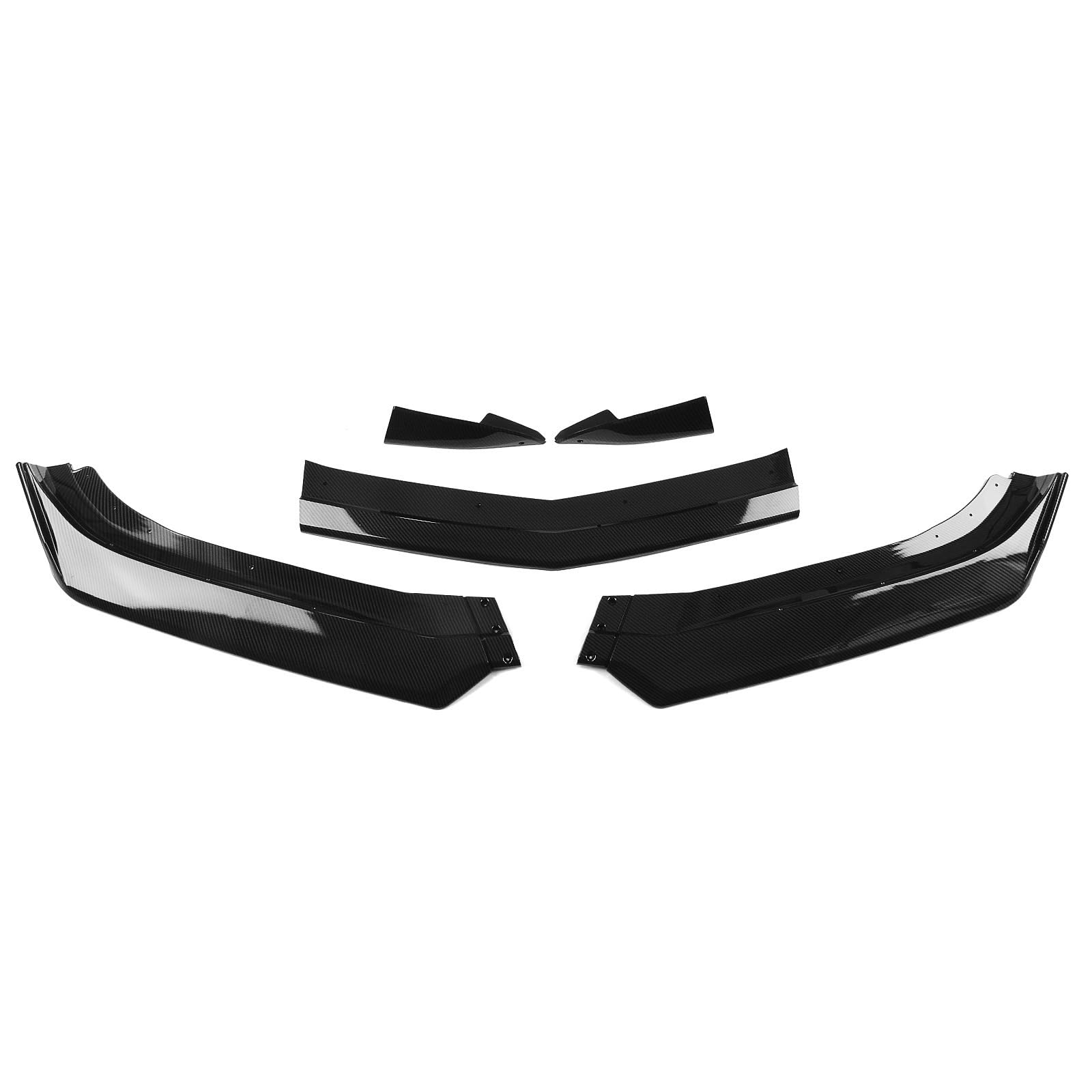 Auto Front Bumper Lip Body Kit Auto Frontspoiler Lip Untere Splitter Schutz Streifen Bord Klinge Für Chevrolet Für Camaro Für SS 2016 2017 2018-2024 Für LS Für LT Für RS 2019-2024 Auto Frontspoiler(Ca von BeiZhengbhD