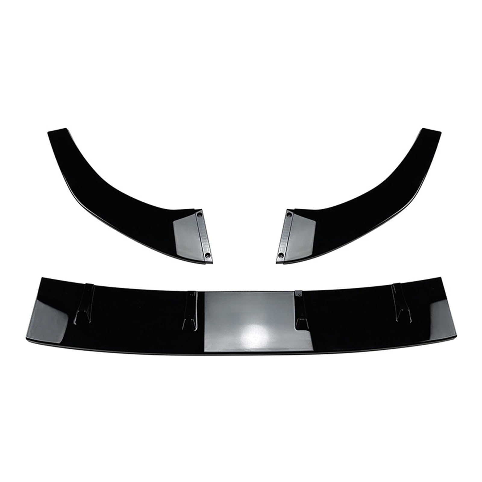 Auto Front Bumper Lip Body Kit Auto Vorderen Stoßfänger Lip Diffusor Spoiler Außen Styling Schutz Dekoration Trim Zubehör Für A3 Für 8Y Für S3 2021 2022 2023 Auto Frontspoiler(Gloss Black) von BeiZhengbhD