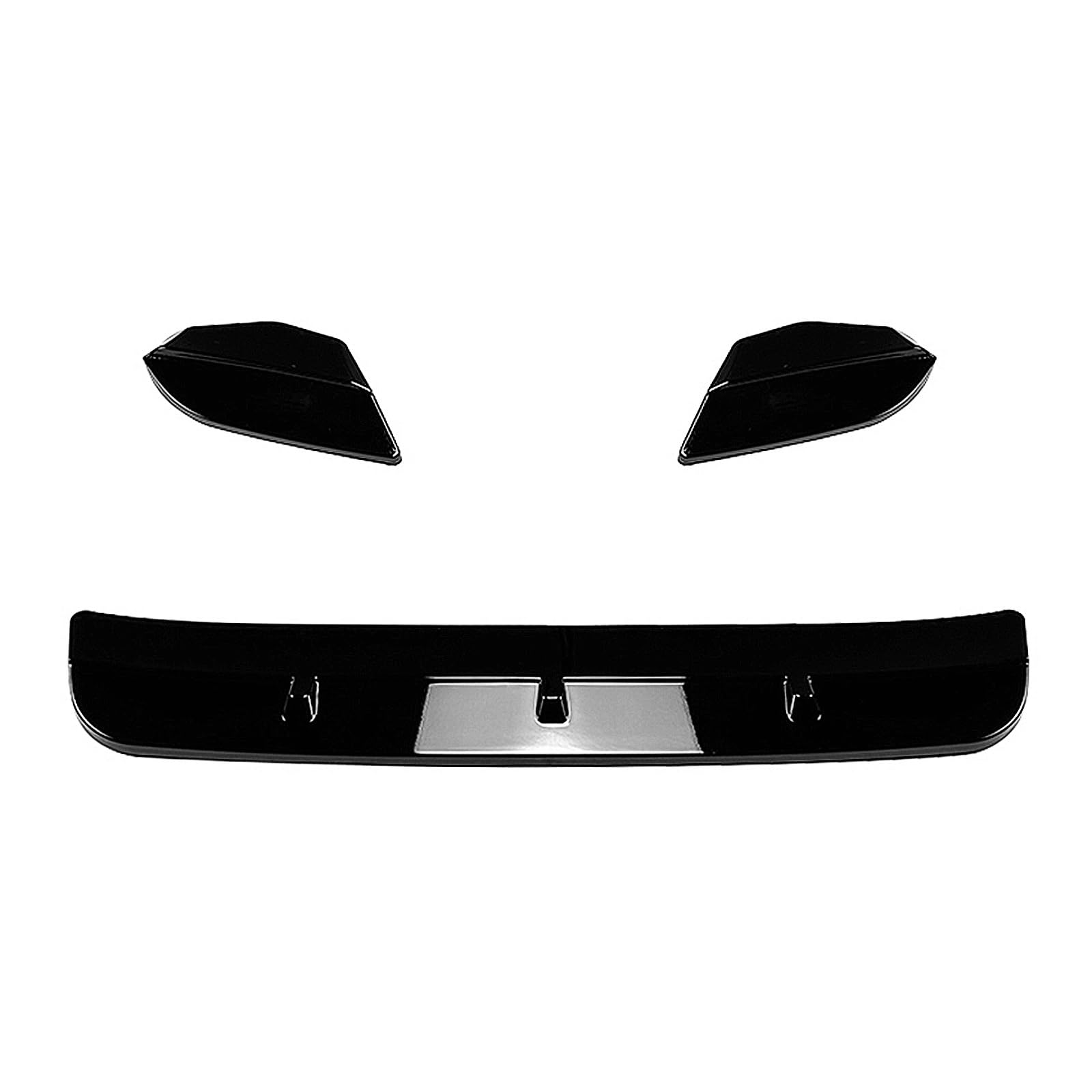 Auto Front Bumper Lip Body Kit Auto Vorderen Stoßfänger Lip Klinge Spoiler Unteren Splitter Schutz Für X3M Für F97 Für X4M Für F98 2019 2020 2021 2022 Auto Frontspoiler(Glossy Black) von BeiZhengbhD