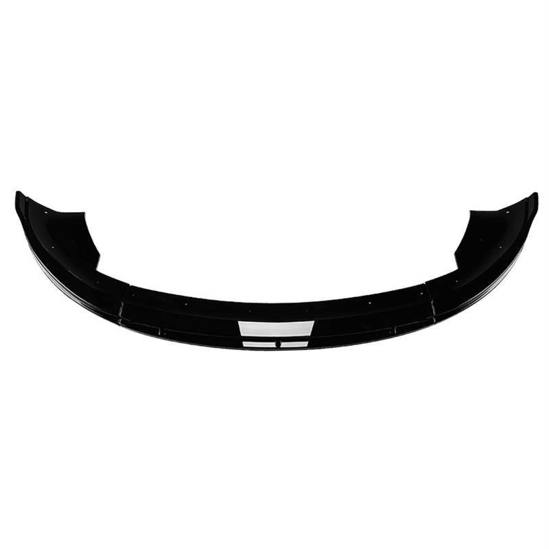 Auto Front Bumper Lip Body Kit Auto Vorderen Stoßfänger Lip Spoiler Diffusor Splitter Körper Kit Schürzen Abdeckung Schutz Trim Für Tesla Für Modell 3 2024 + Auto Frontspoiler(Glossy Black) von BeiZhengbhD