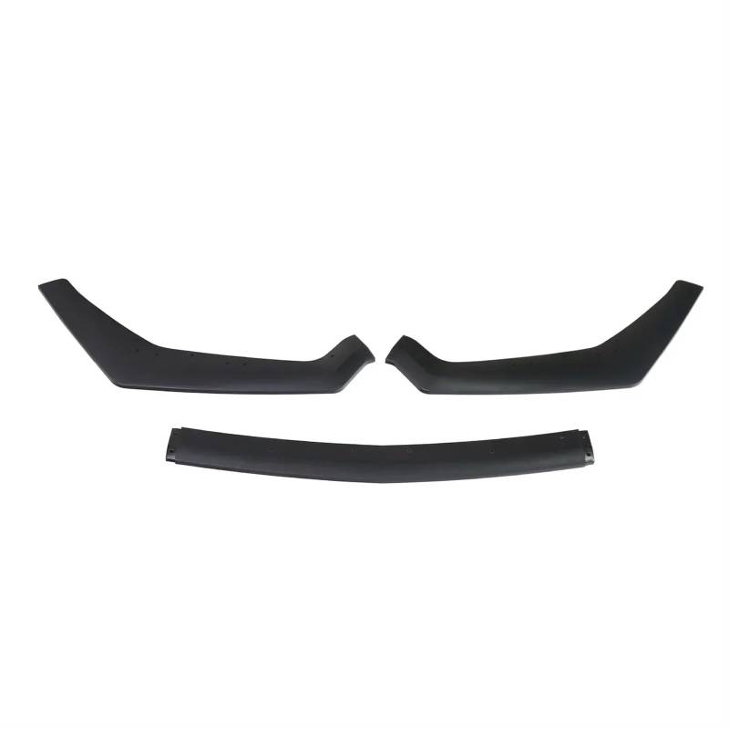 Auto Front Bumper Lip Body Kit Auto Vorderen Stoßfänger Lip Spoiler Seite Splitter Deflektor Körper Kit Guards Auto Zubehör Für Ford Für Mustang Für GT 2018 2019 2020 2021 Auto Frontspoiler(Matte Blac von BeiZhengbhD