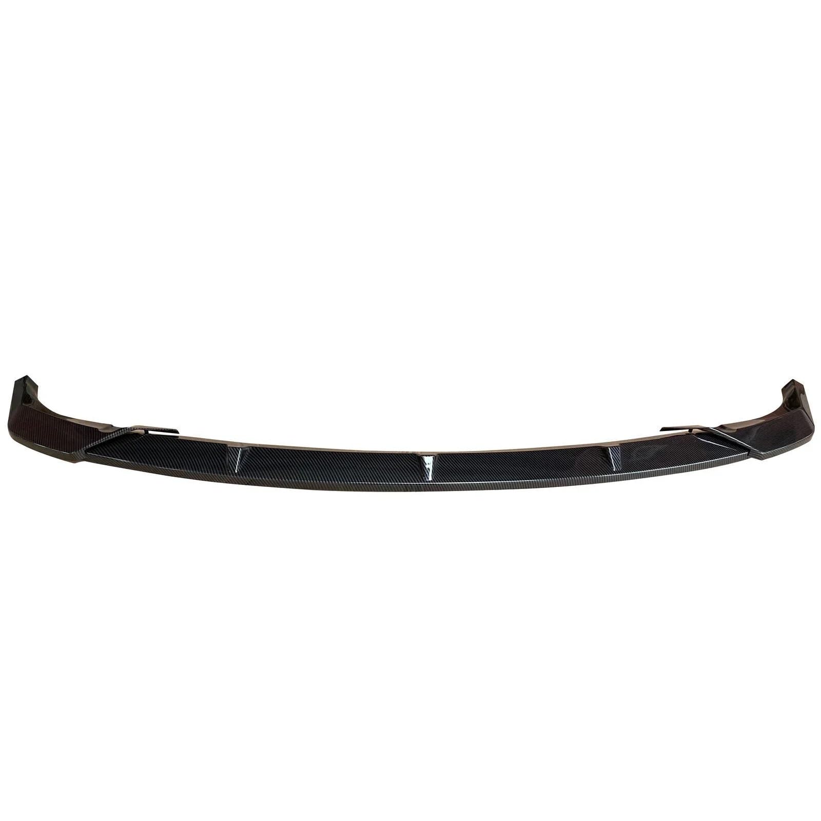 Auto Front Bumper Lip Body Kit Auto Vorderen Stoßfänger Lip Spoiler Splitter Körper Kit Für Jeep Für Grand Für Cherokee Für Basis 2014-2019 2020 2021 Auto Frontspoiler(Carbon Fiber Style) von BeiZhengbhD