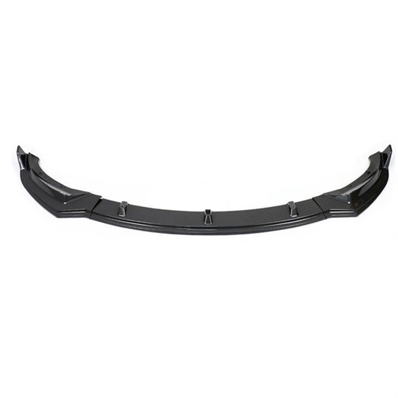 Auto Front Bumper Lip Body Kit Auto Vorderen Stoßfänger Lippe Kinn Diffusor Körper Kit Spoiler Deflektor Tuning Zubehör Für Tesla Für Modell 3 2023-2024 Auto Frontspoiler(Carbon Look) von BeiZhengbhD