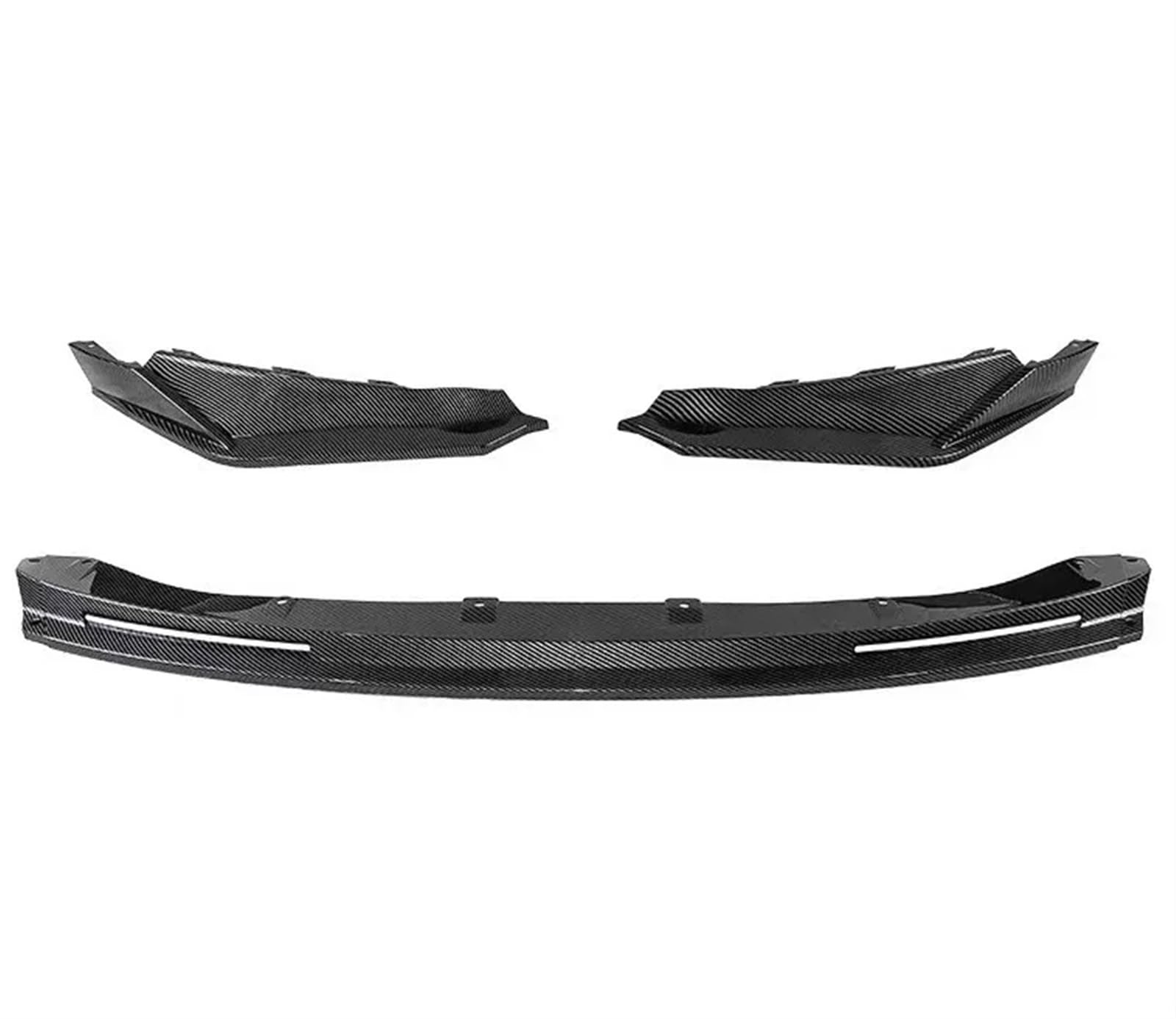 Auto Front Bumper Lip Body Kit Front Lip Klinge Schutz Schutz Abdeckung Front Lower Splitter Spoiler Auto Körper Kit Für M3 Für G80 Für M4 Für G82 2021 2022 2023 Auto Frontspoiler(Carbon Look) von BeiZhengbhD