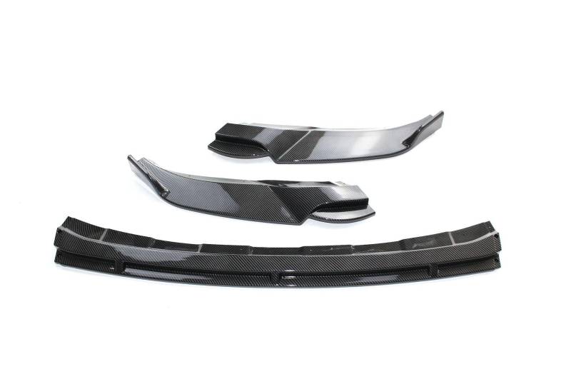 Auto Front Bumper Lip Body Kit Frontlippe Stoßstangenspoiler ABS Für VW Für T-ROC Für TSI Für TDI 2017 2018 2019 2020 2021 2022 Auto Frontspoiler(Glossy Black) von BeiZhengbhD