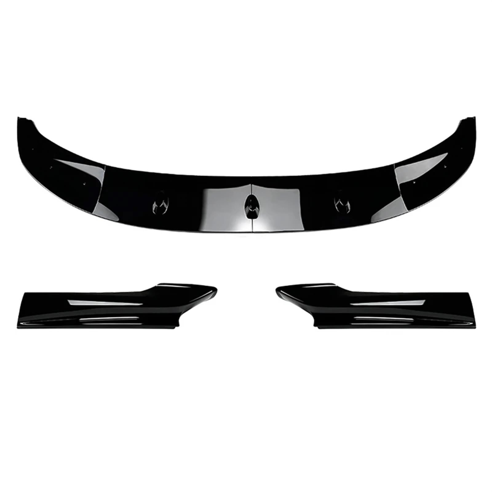 Auto Front Bumper Lip Body Kit Frontschürze Lip Body Kit Spoiler Diffusor Stoßstange Schutz Schutz Für 5-Serie Für F10 Für F11 Für Sport 2011-2015 2016 2017 Auto Frontspoiler(Gloss Black) von BeiZhengbhD