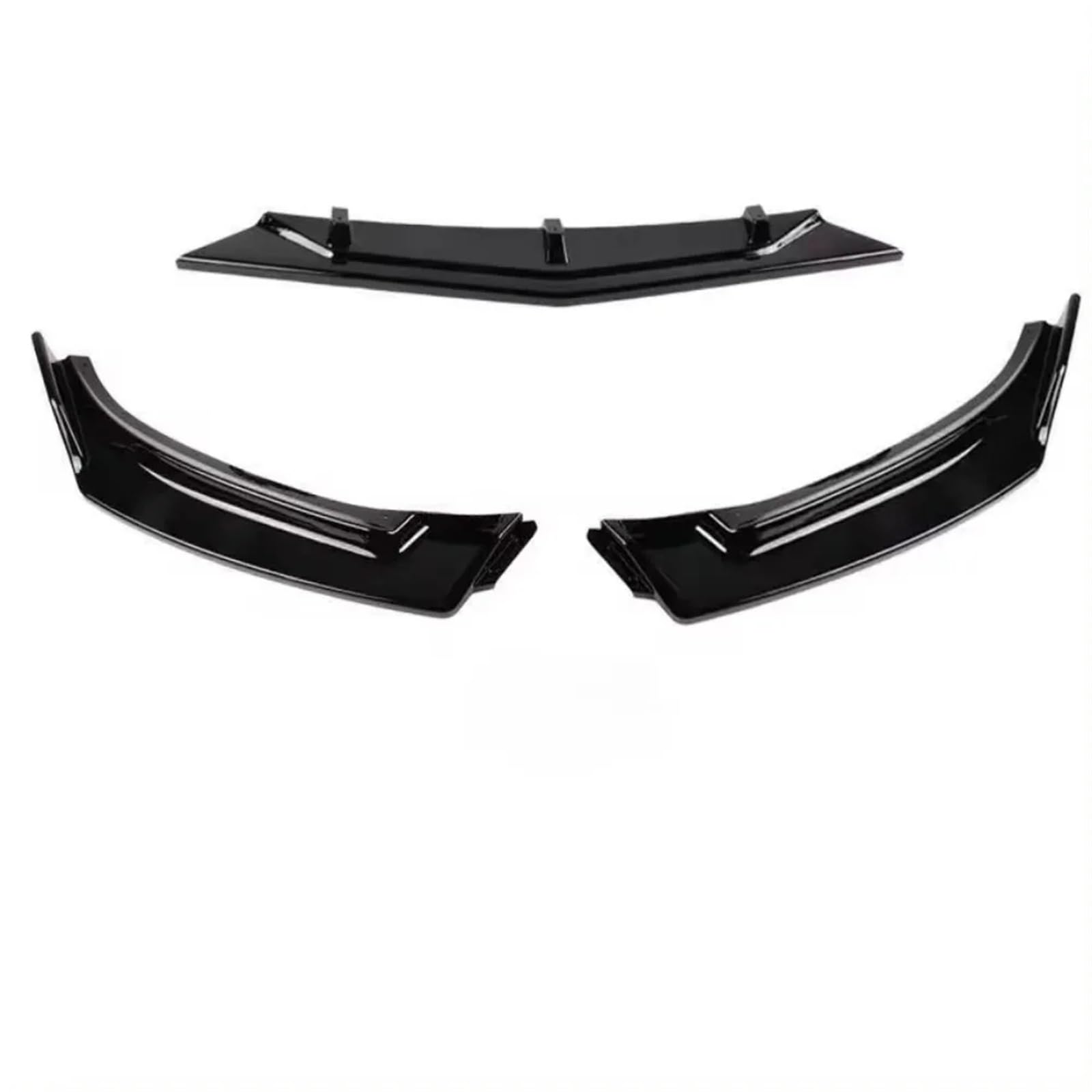 Auto Front Bumper Lip Body Kit Frontschürze Spoiler Lip Body Kit Stoßstange Diffusor Schutz Sport Stil Front Schaufel Für Mazda 3 Für Axela 2014 2015 2016 2017 2018 Auto Frontspoiler(Glossy Black) von BeiZhengbhD