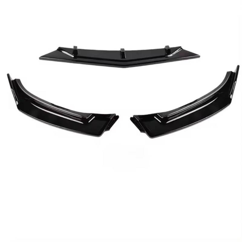 Auto Front Bumper Lip Body Kit Frontschürze Spoiler Lip Body Kit Stoßstange Diffusor Schutz Sport Stil Front Schaufel Für Mazda 3 Für Axela 2014 2015 2016 2017 2018 Auto Frontspoiler(Glossy Black) von BeiZhengbhD