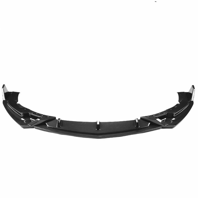 Auto Front Bumper Lip Body Kit Frontschürze Spoiler Lippe Auto Untere Bord Klinge Schutz Platte Splitter Kit Für Cadillac Für CT4 2020-2021 Auto Frontspoiler(Carbon Fiber Look) von BeiZhengbhD