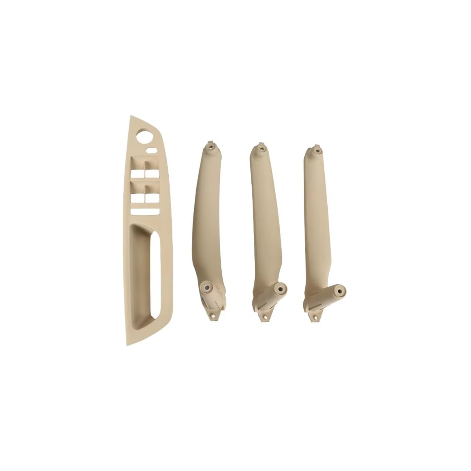 Auto Griff Innentür 4Pcs Auto Innen Türgriff Inneren Panel Pull Trim Abdeckung Griff Set Armlehne Ersatz Für E70 Für E71 Für E72 Für X5 Für X6 Auto Innengriff(Model B LHD Beige) von BeiZhengbhD