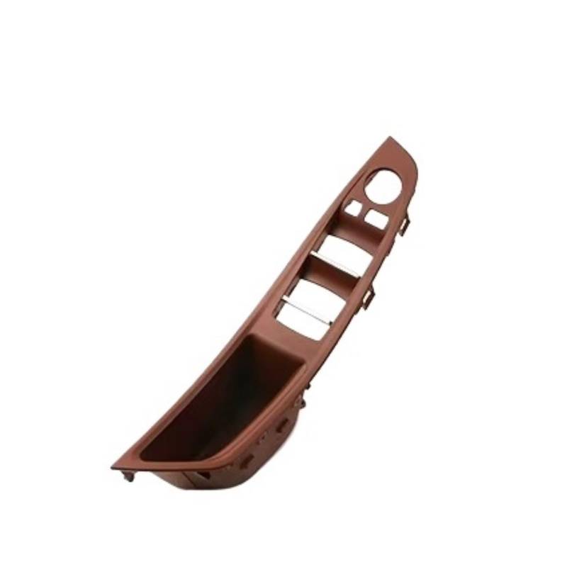 Auto Griff Innentür 5 Für Serie Für F10 Für F11 Auto Innentür Griff Panel Inner Griff Pull Trim Linkslenker LHD Grau Beige Schwarz Auto Innengriff(Red Wine) von BeiZhengbhD