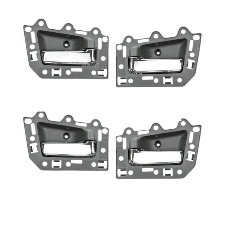 BeiZhengbhD Auto Innen Türgriff Für Jeep Für Grand Für Cherokee 2005 2006 2007 2008 2009 2010 2011 Grau + Chrom 4 Set Innen türgriff Auto Türgriff Innen von BeiZhengbhD