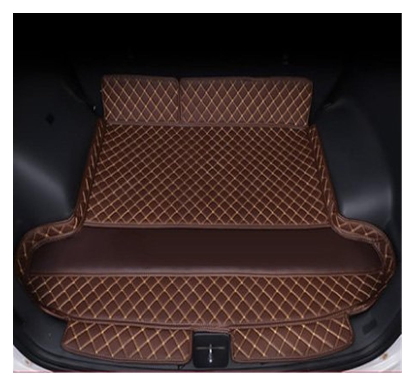 Autoschutzwanne Auto-Kofferraummatte Modifizierte Boot Cargo Liner Tray Teppich Pads Autoabdeckungen Für Hyundai Für Tucson 2018 2019 Kofferraumwanne(A Coffee) von BeiZhengbhD