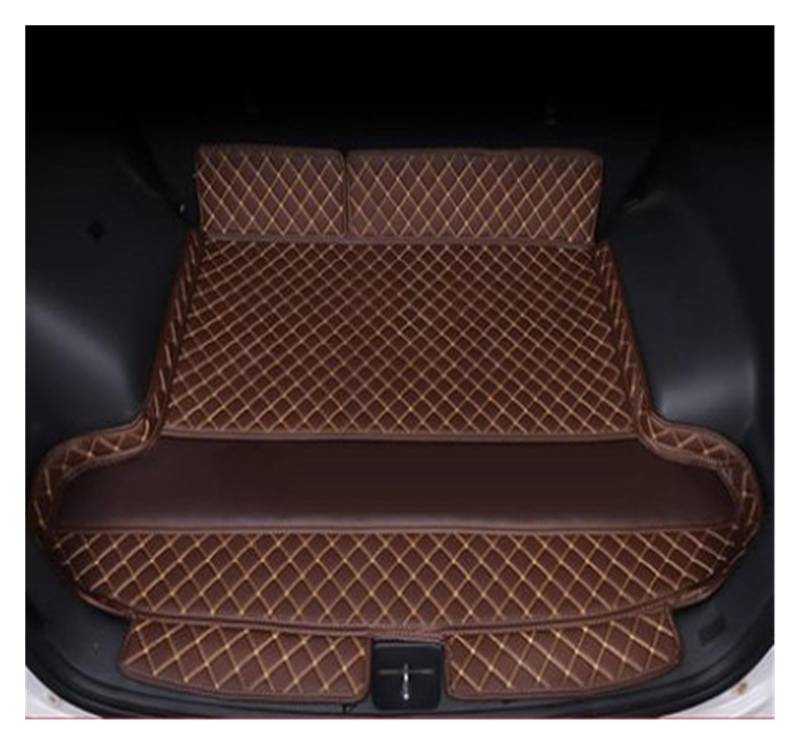 Autoschutzwanne Auto-Kofferraummatte Modifizierte Boot Cargo Liner Tray Teppich Pads Autoabdeckungen Für Hyundai Für Tucson 2018 2019 Kofferraumwanne(A Coffee) von BeiZhengbhD