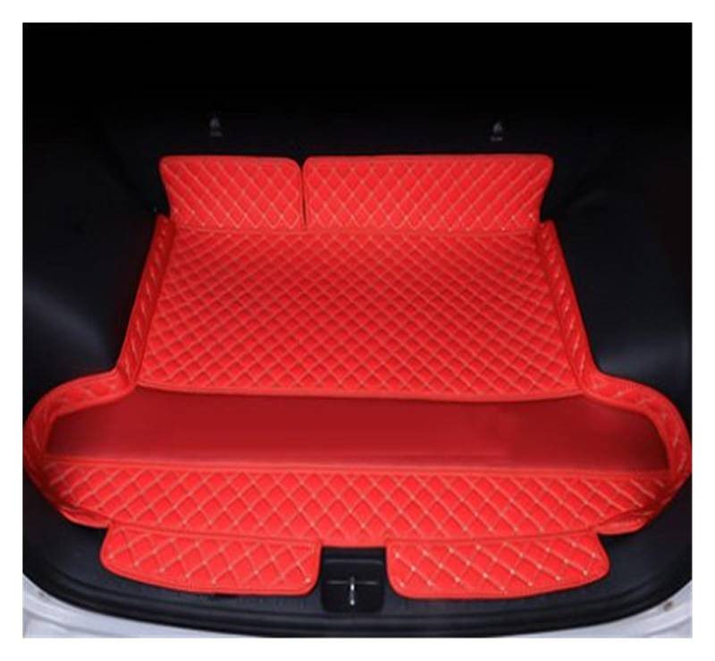 Autoschutzwanne Auto-Kofferraummatte Modifizierte Boot Cargo Liner Tray Teppich Pads Autoabdeckungen Für Hyundai Für Tucson 2018 2019 Kofferraumwanne(A red) von BeiZhengbhD