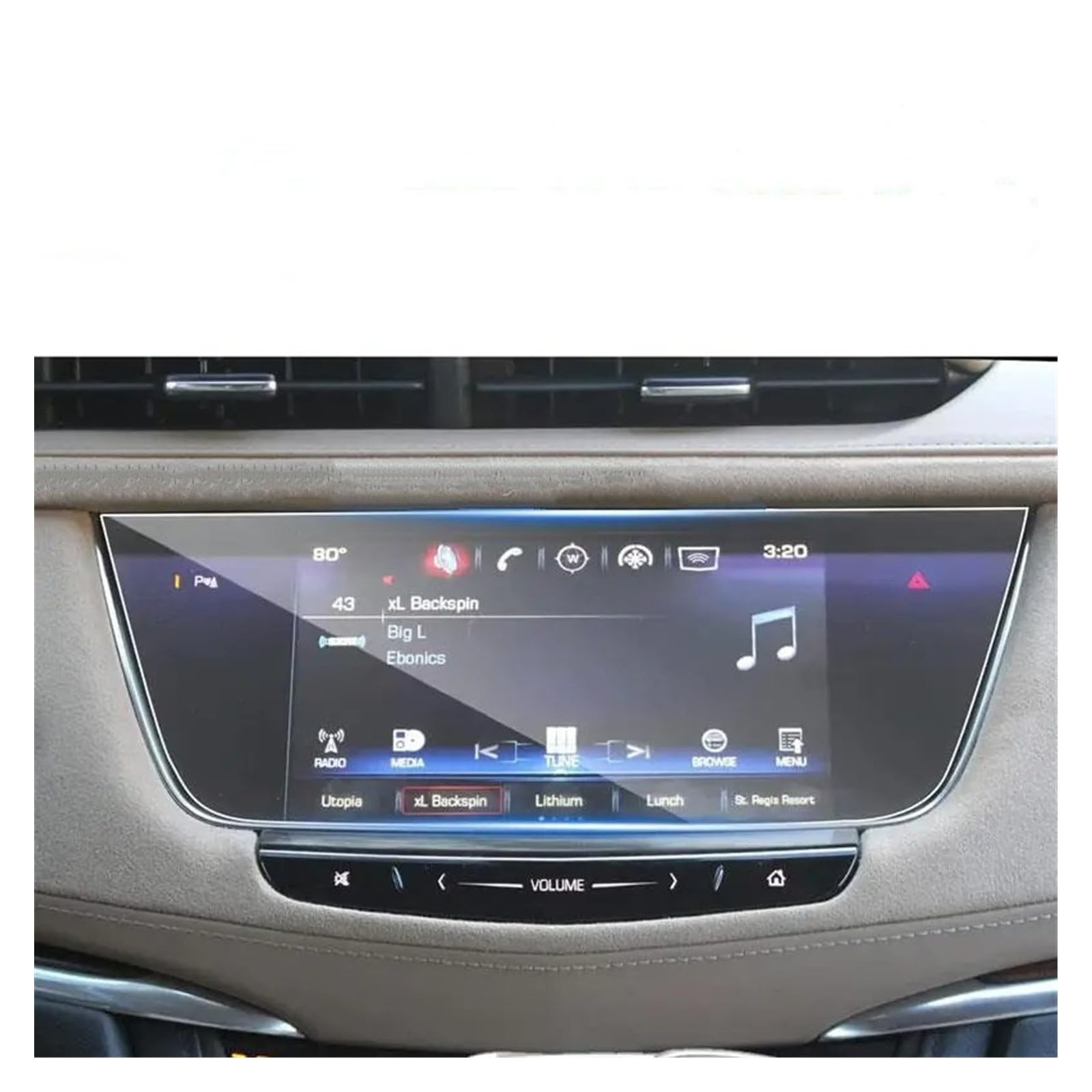 Navigation Schutzfolie Für Cadillac Für XT6 2019 2020 2021 2022 2023 8-Zoll-Auto-GPS-Navigations-Displayschutzfolie Aus Gehärtetem Glas GPS Displayschutzfolie von BeiZhengbhD