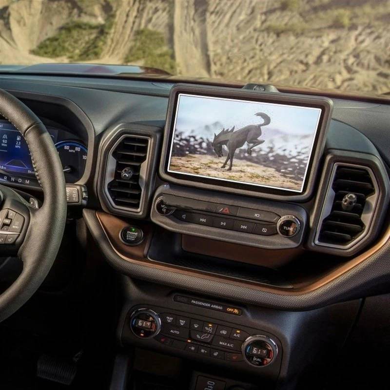 Navigation Schutzfolie Für Ford Für Bronco Für Sport 2021 2022 Auto-GPS-Navigationsfilm LCD-Bildschirm Kratzschutzfilm Schutzfilm Aus Gehärtetem Glas GPS Displayschutzfolie von BeiZhengbhD