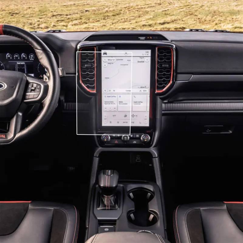 Navigation Schutzfolie Für Ford Für Ranger Für Wildtrak Für Raptor 2022 2023 12 Zoll Gehärtetem Glas Schutz Film Auto GPS Navigation Displayschutzfolie GPS Displayschutzfolie von BeiZhengbhD