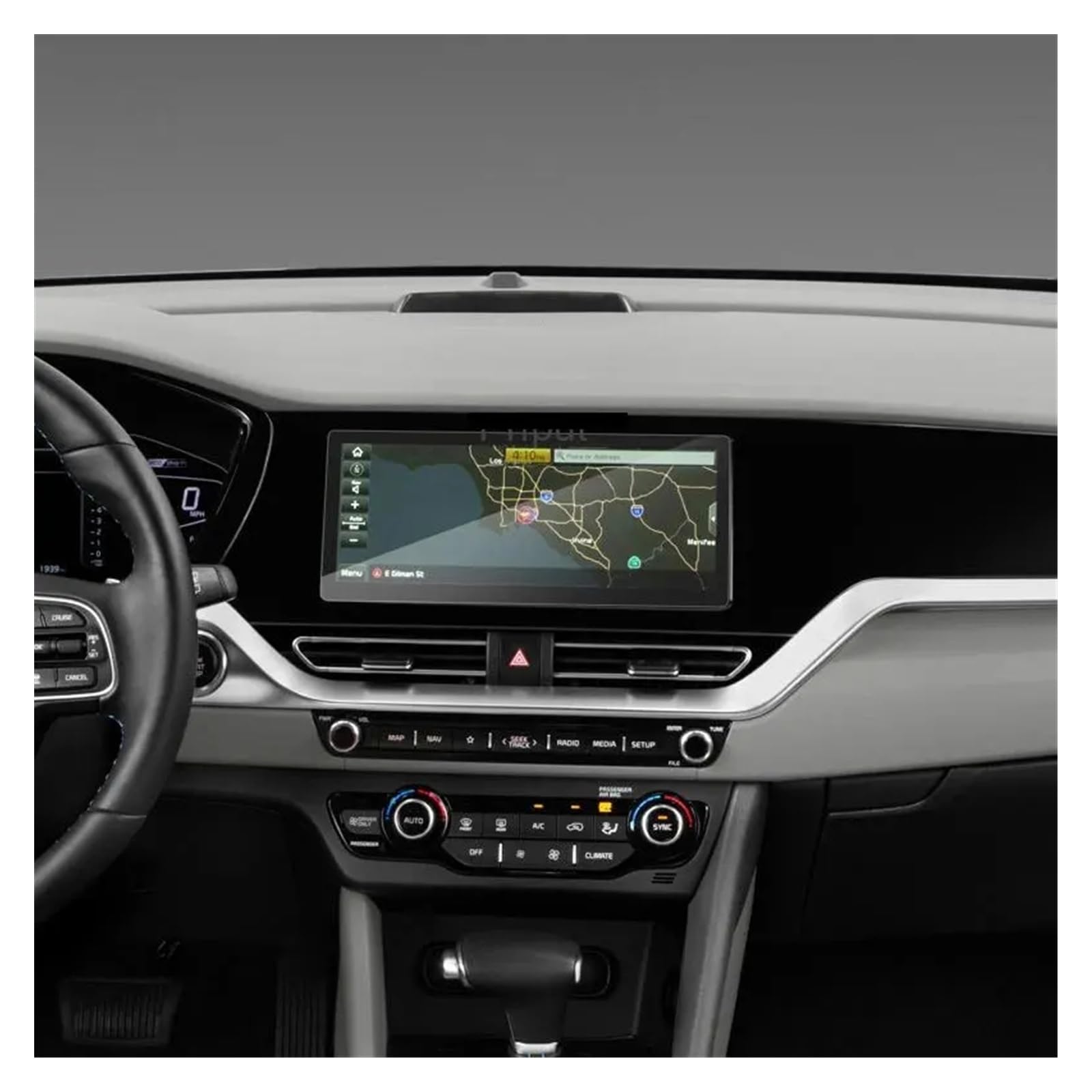 Navigation Schutzfolie Für KIA Für NIRO 2020 2021 2022 10,25 Zoll Auto GPS Navigation Schutzfolie LCD Bildschirm Gehärtetes Glas Schutzfolie GPS Displayschutzfolie von BeiZhengbhD